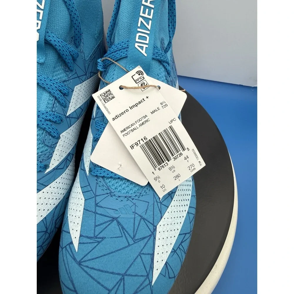 adidas Adizero Impact Hidden Gems Mens Size 10 Blue‎ Football Cleats IF9716 NEW